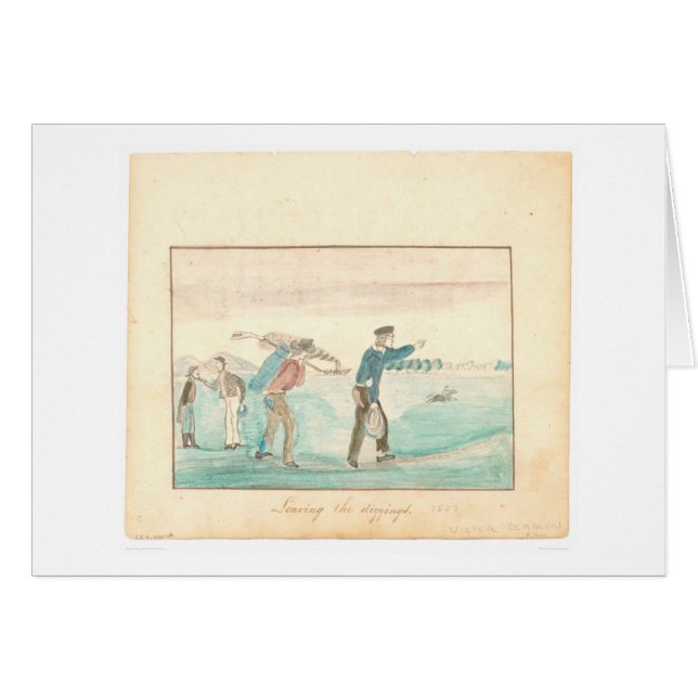 Laissant les fouilles (1601A) (Devant horizontal)