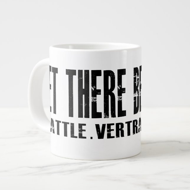 Laissé il y ait de Vert - tasse (Devant gauche)