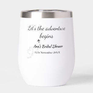laisse l'aventure commencer nuptiale douche ajoute