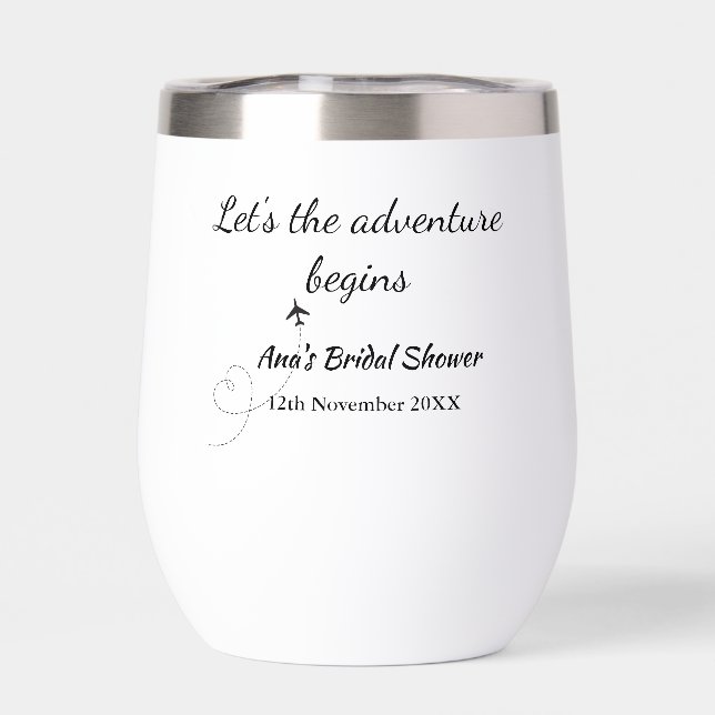 laisse l'aventure commencer nuptiale douche ajoute (Arrière)