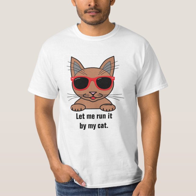 Laisse-Moi Le Faire Par Mon T-Shirt Amusant Chat (Devant)