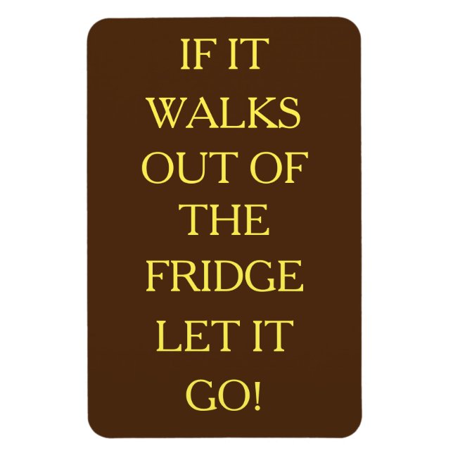 Laisse tomber ! Magnet photo flexible (Vertical)