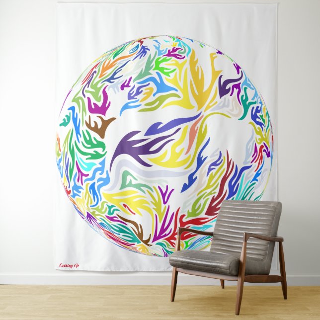 Laisser aller la tapisserie (En situation)