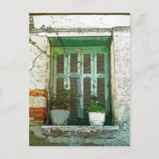 Laisser entrer la carte postale Light