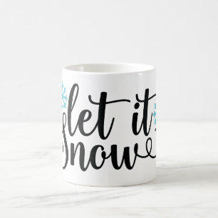 Laisser-Il Neige Café Mug - Hiver Fête Mug