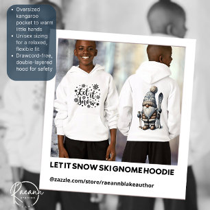 Laisser Il Neige Ski Gnome Sweat - shirt à capuche