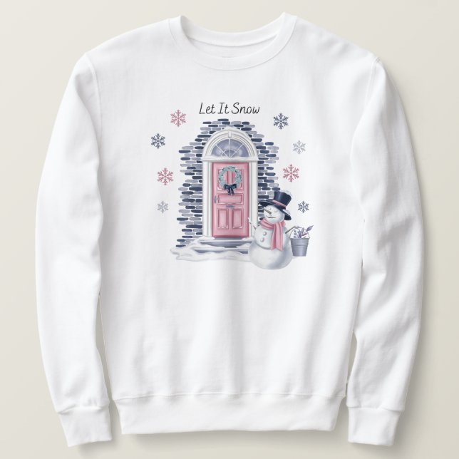 Laisser il neige Sweatshirt (Design devant)