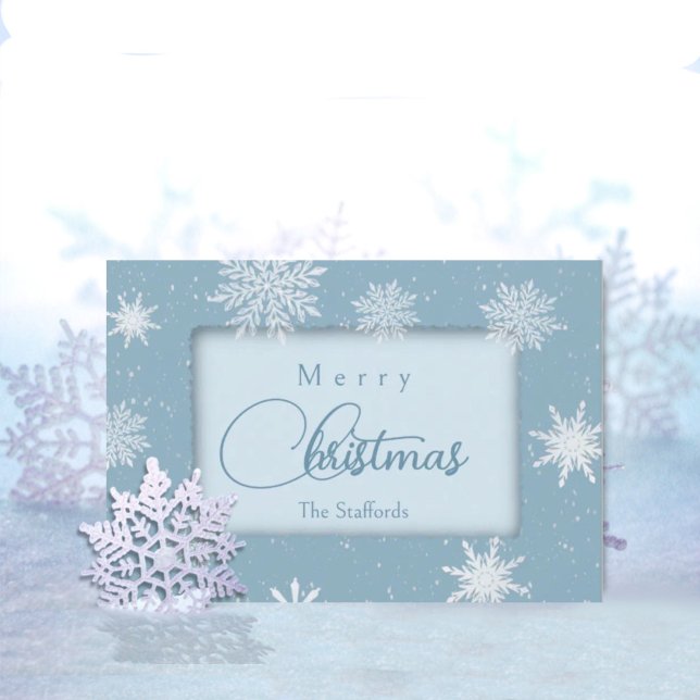 Laisser la carte de Noël neige (Créateur téléchargé)