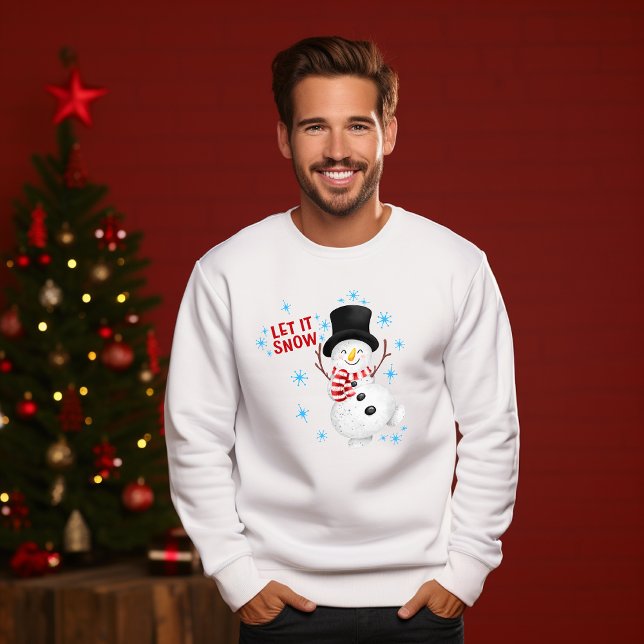 Laisser la neige Sweatshirt (Créateur téléchargé)