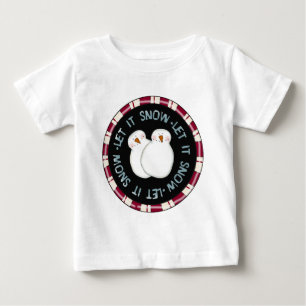 Laisser la neige Tshirts et cadeaux de vacances