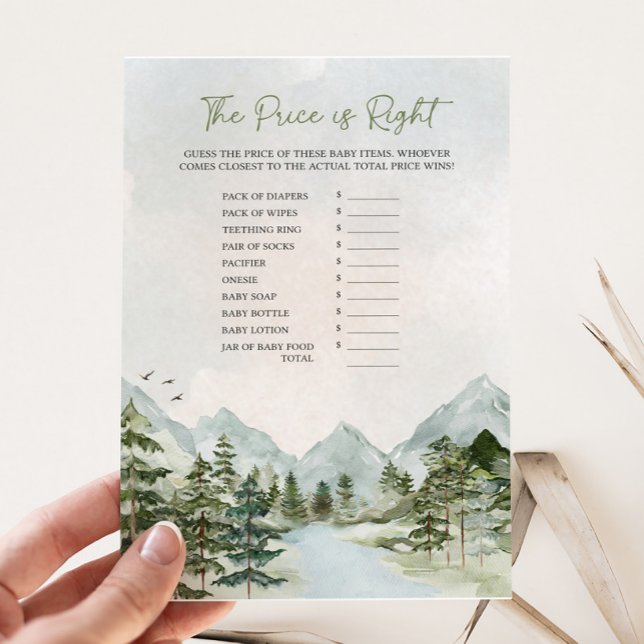 Laisser l'aventure Commencer le prix bébé est le b (Let the Adventure Begin Baby Shower Game)