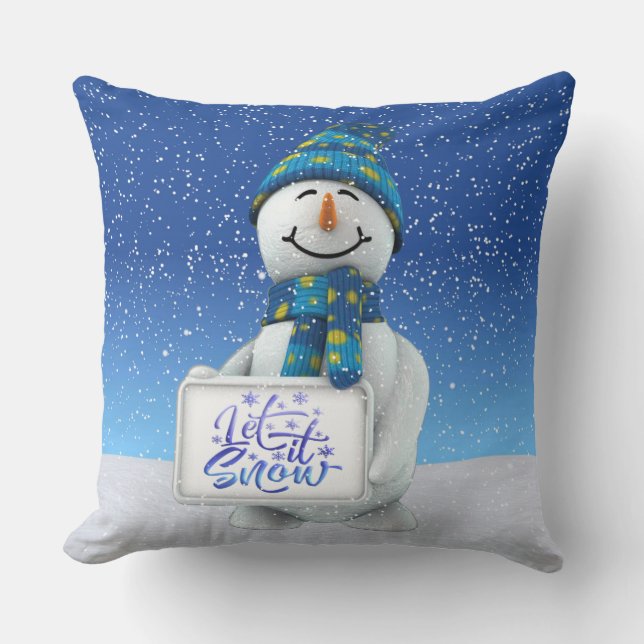 Laisser le Coussin SnowThrow (Recto)