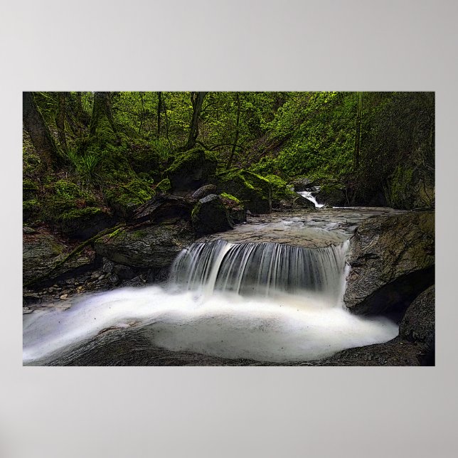 Laisser le flux 36 x 24 Poster (Devant)
