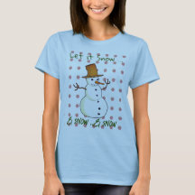 Laisser le T-shirt à la neige