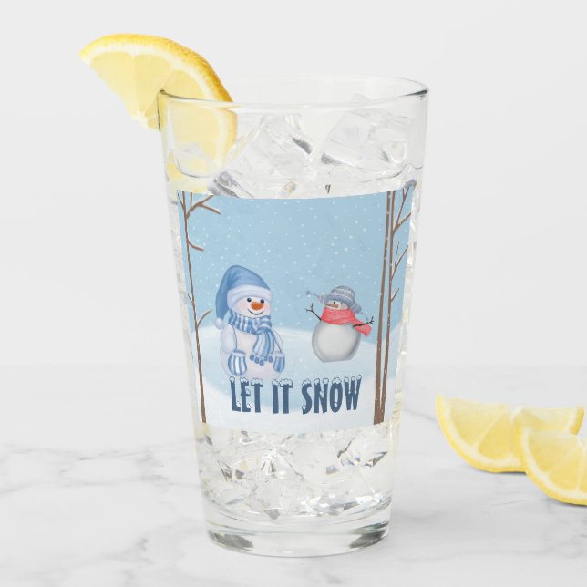 Laisser Neige Verre Tumbler (Devant glace)