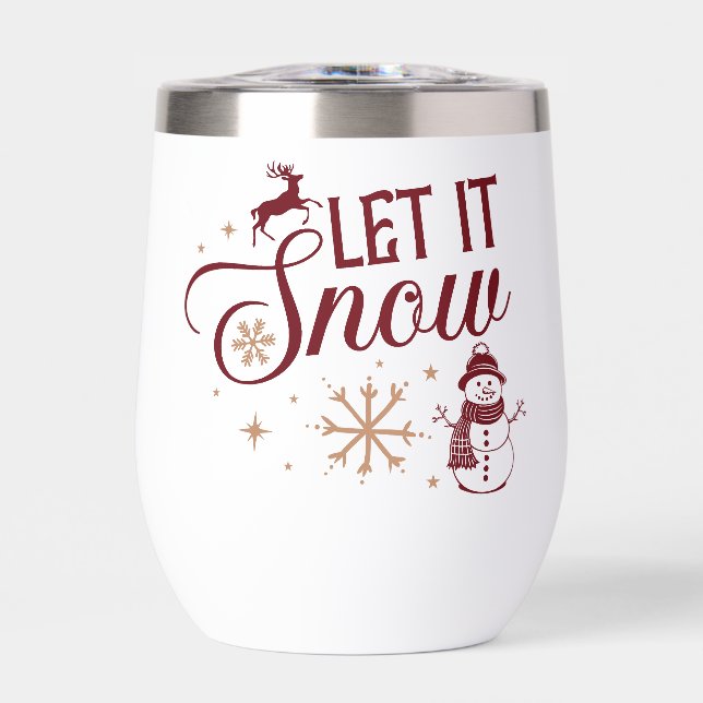 Laisser neiger rennes Noël Snowman (Avant)