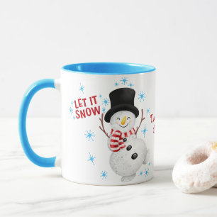Laisser neiger Snowman Mug
