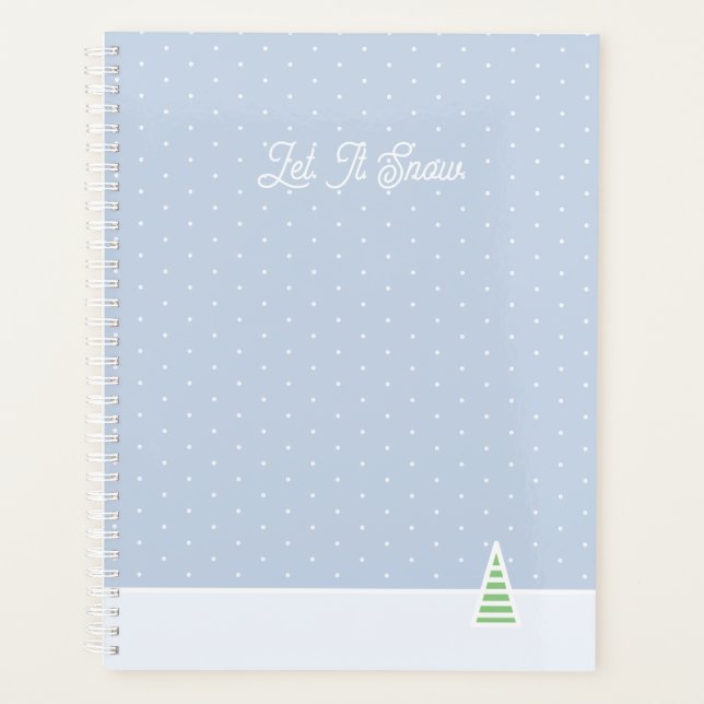 Laisser neiger un arbre d'hiver minuscule Ice Blue (Devant)
