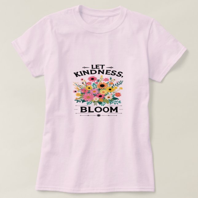 Laisser S'épanouir Des Vibes Positives T-shirt (Design devant)