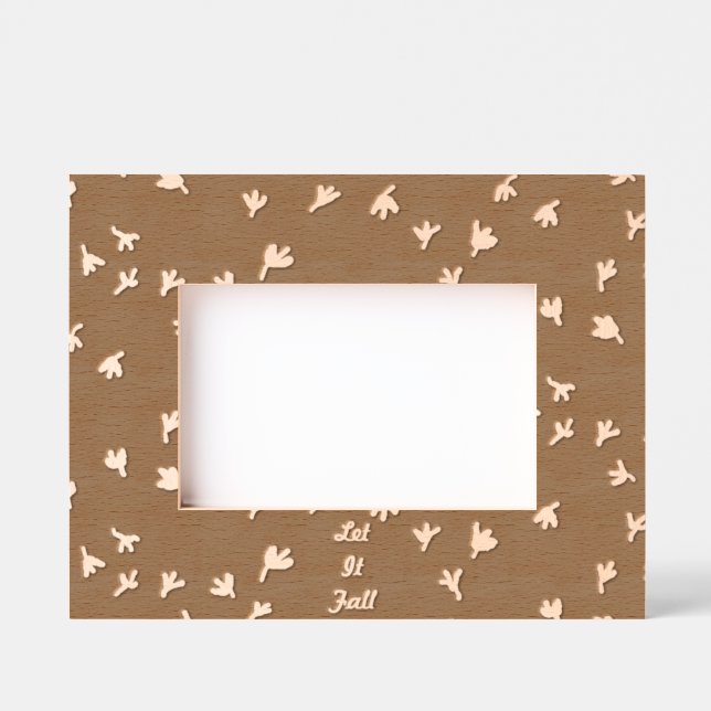 Laisser tomber le cadre photo (Brown et orange) (Recto)