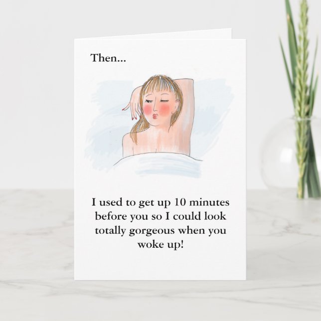 Laisser tout aller Anniversaire carte (Devant)