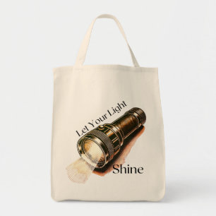"Laissez Briller Votre Lumière" Sac fourre-tout Ré