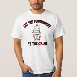 Laissez la punition adapter le blanc de T-shirt de
