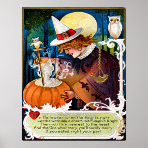 Laissez La Sorcière Mélanger Un Poster De Charme