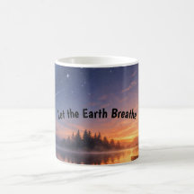 Laissez la Terre Respirer – Mug Café Calme Nature