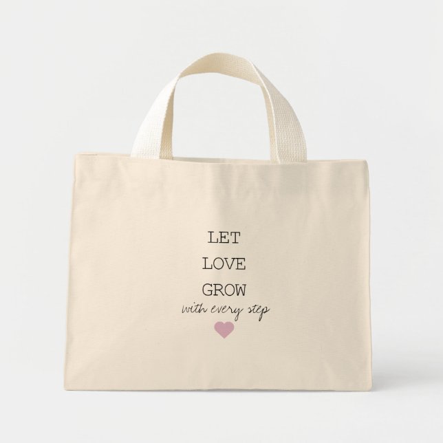 Laissez l'amour grandir à chaque pas sac à main Ca (Devant)