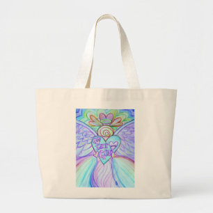 Laissez l'amour laisser Dieu Rainbow Angel Art Sac