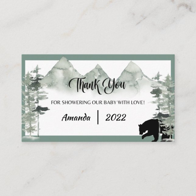 LAISSEZ L'AVENTURE COMMENCER LE CARTE DE REMERCIEM (Devant)