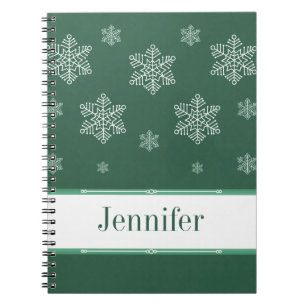 Laissez-le Carnet de neige, vert