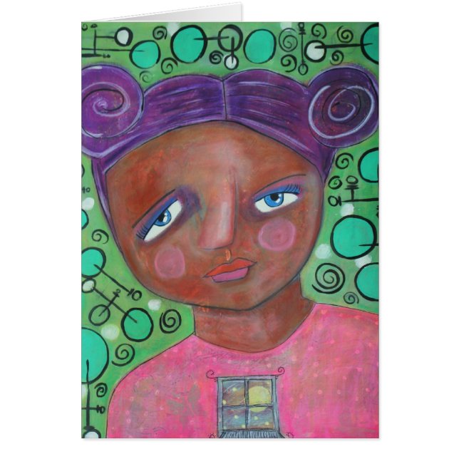 Laissez le clair de lune dans la carte vierge (Devant)