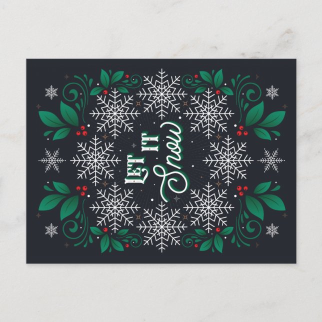 Laissez-le glisser carte postale (Devant)