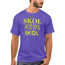 LAISSEZ-LE SKOL X 3 diff. polices T-shirt
