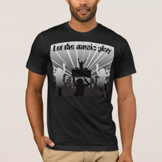 Laissez le T-shirt de jeu de musique - customisé