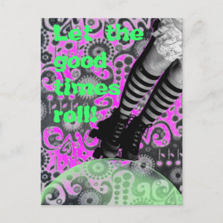 Laissez les bons moments rouler! invitation carte
