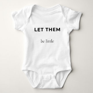 Laissez-les être petit Body bébé | Bébé minimalist