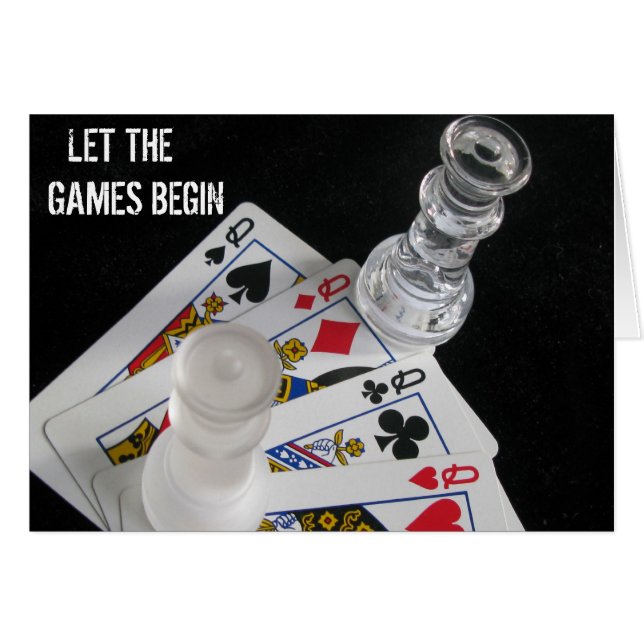 LAISSEZ     LES JEUX COMMENCER (Devant horizontal)