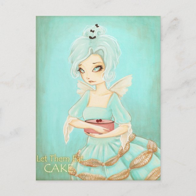 Laissez-les manger du gâteau - carte postale antoi (Devant)