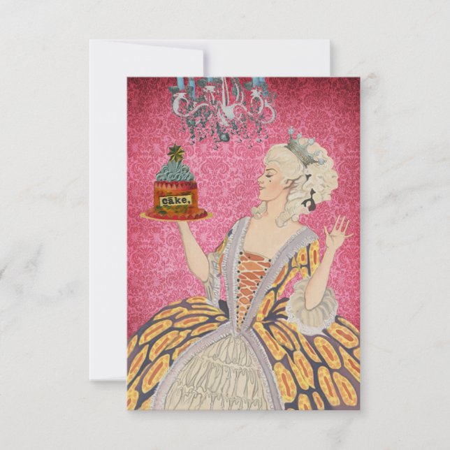 Laissez-les manger du gâteau ~ Invitations / RSVP (Devant)