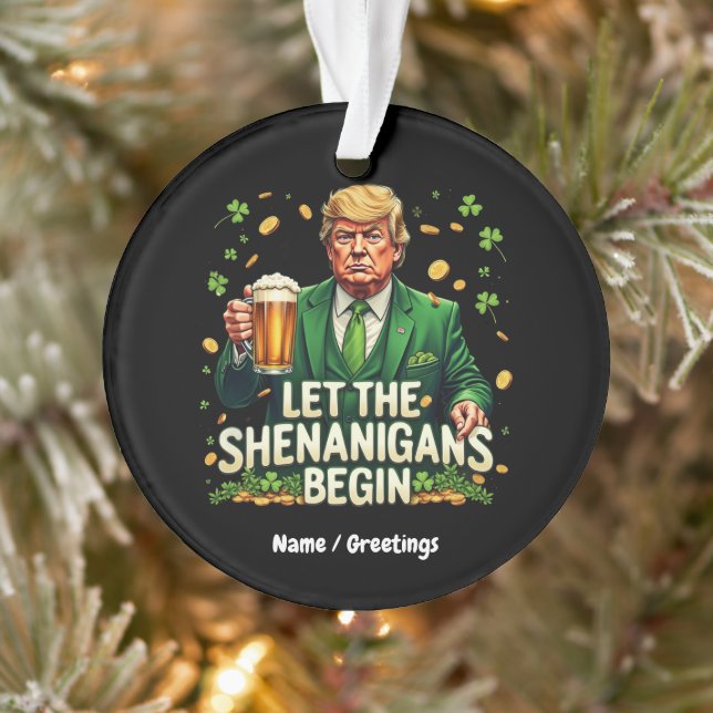 Laissez Les Shenanigans Commencer Drôle Trump St.  (Arbre)