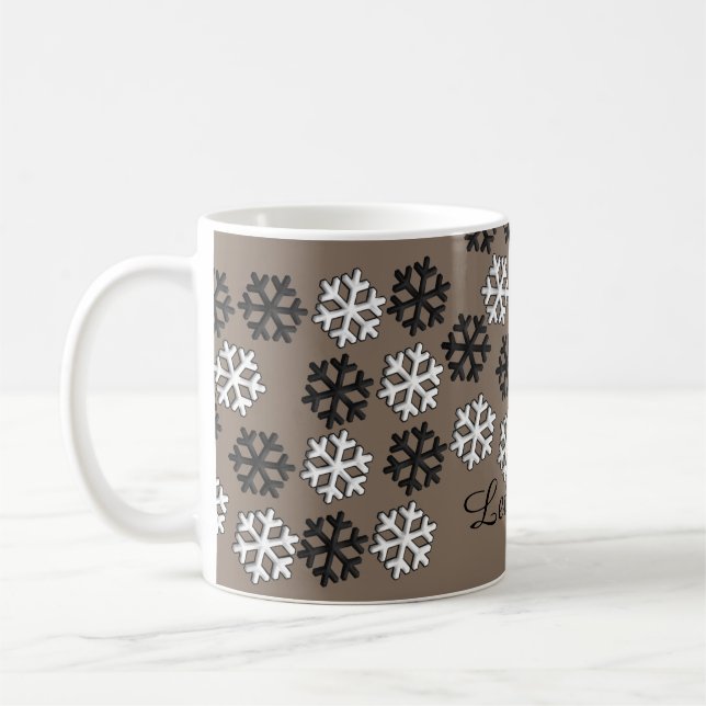 Laissez lui neiger tasse de chocolat chaud (Gauche)