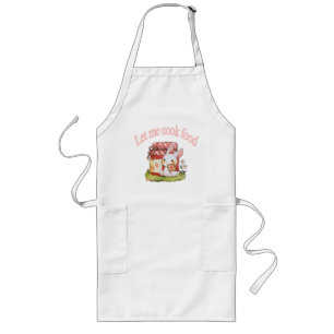 laissez-moi cuisiner la nourriture : long tablier