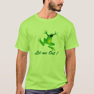 Laissez-moi T-shirt de la qualité des hommes de