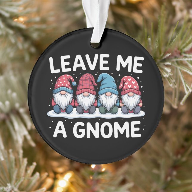 Laissez-moi un Noël de Gnome Pyjama de vacances (Arbre)