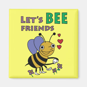 Laissez-nous aimant d'amis d'abeille