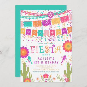 Laissez-nous invitation de partie d'anniversaire