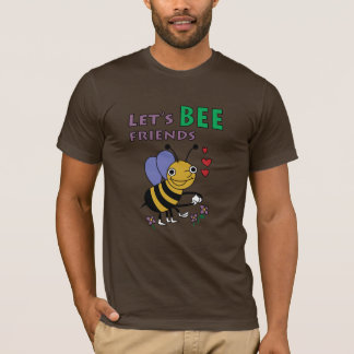 Laissez-nous T-shirt d'amis d'abeille